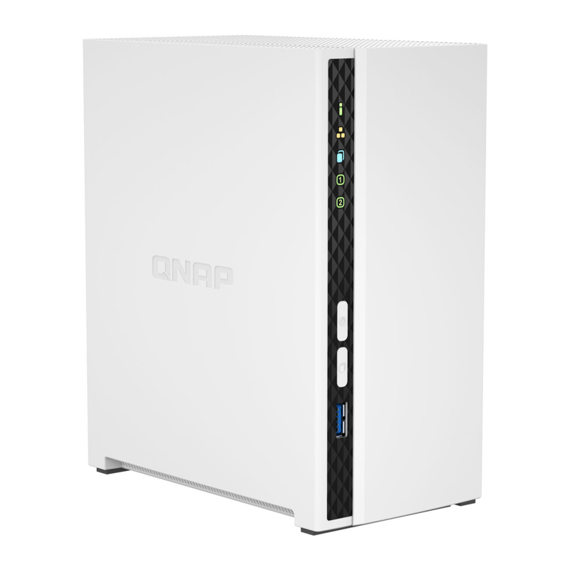 QNAP TS-233 | 2-zatokowy serwer NAS, ARM, 2GB RAM, 1x 2,5GbE RJ-45, Tower