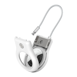 Belkin Uchwyt na AirTag z linką metalową, biały | PartsPC.pl