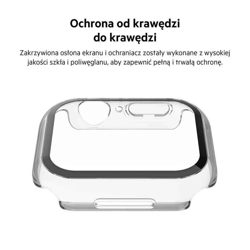Belkin Szkło ochronne + Etui Apple Watch 2w1, 40mm/41mm
