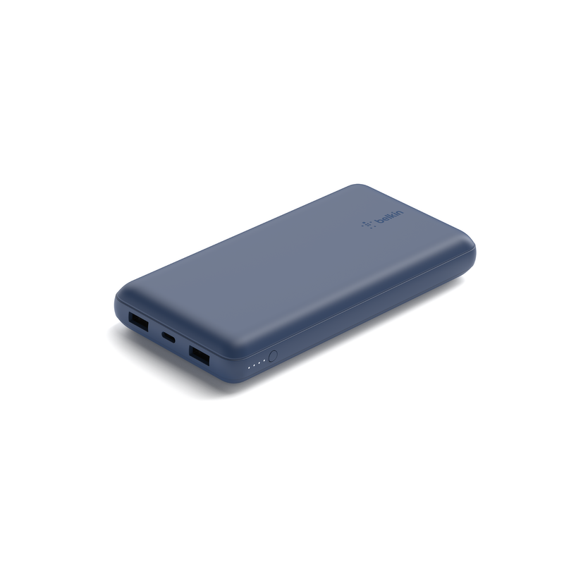 Belkin Powerbank 20 000 mAh, 2x USB-A, USB-C 15W, niebieski