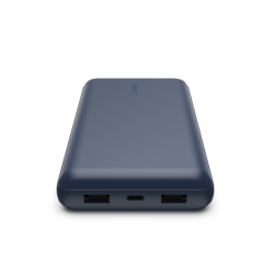 Belkin Powerbank 20 000 mAh, 2x USB-A, USB-C 15W, niebieski