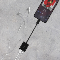 Belkin RockStar Adapter USB-C na Jack 3.5 mm, USB-C 60W, czarny