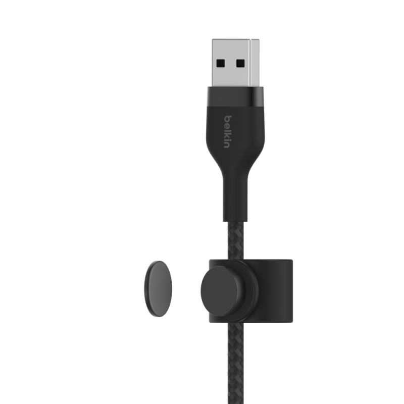 Belkin Kabel w oplocie USB-A na Lightning, 3 m, czarny