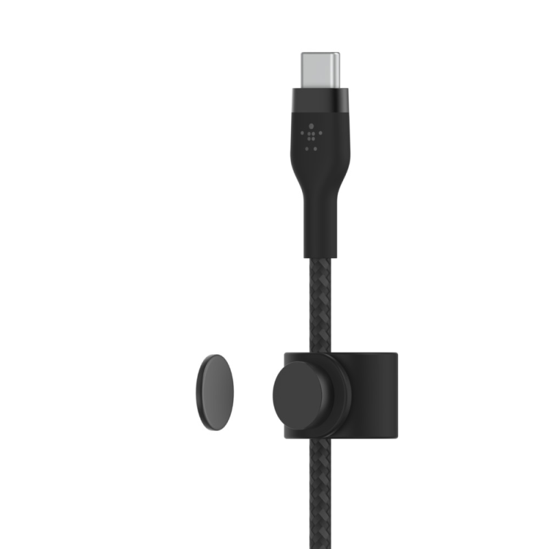 Belkin Kabel w oplocie, USB-C do Lightning, 2 m, czarny