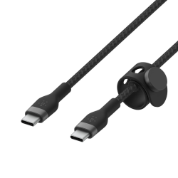 Belkin Kabel USB-C na USB-C, w oplocie, 3m, czarny