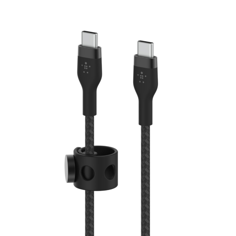 Belkin Kabel USB-C na USB-C, w oplocie, 3m, czarny