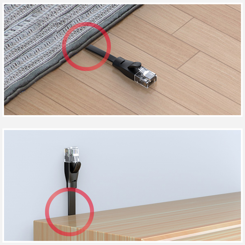 Unitek kabel Ethernet RJ-45 LAN, patchcord cat.6 UTP (8P8C), przewód sieciowy 0,5m, płaski