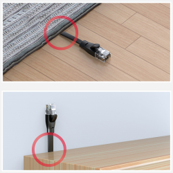 Unitek kabel Ethernet RJ-45 LAN, patchcord cat.6 UTP (8P8C), przewód sieciowy 0,5m, płaski