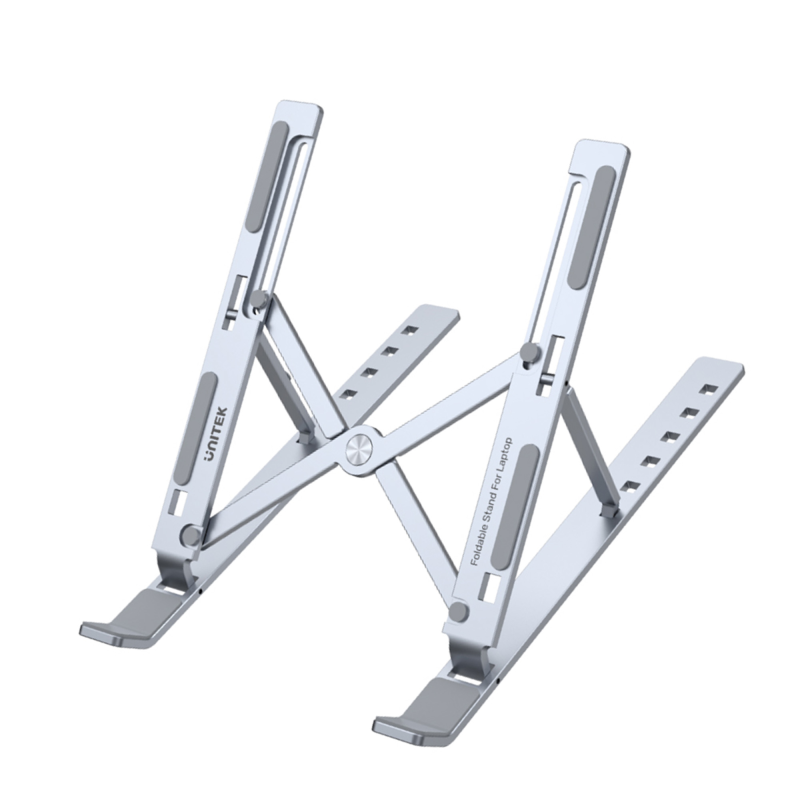 Unitek Podstawka pod laptopa, składana, aluminium