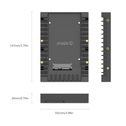 Orico Adapter SATA, uchwyt montażowy na dysk 2,5''