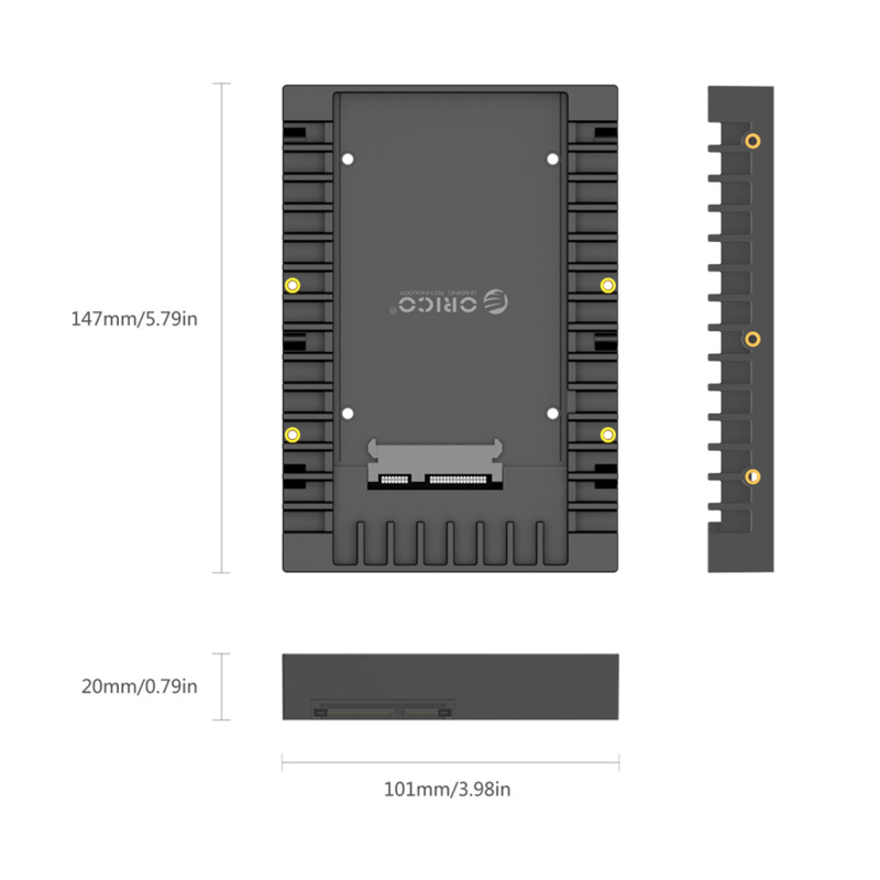 Orico Adapter SATA, uchwyt montażowy na dysk 2,5''
