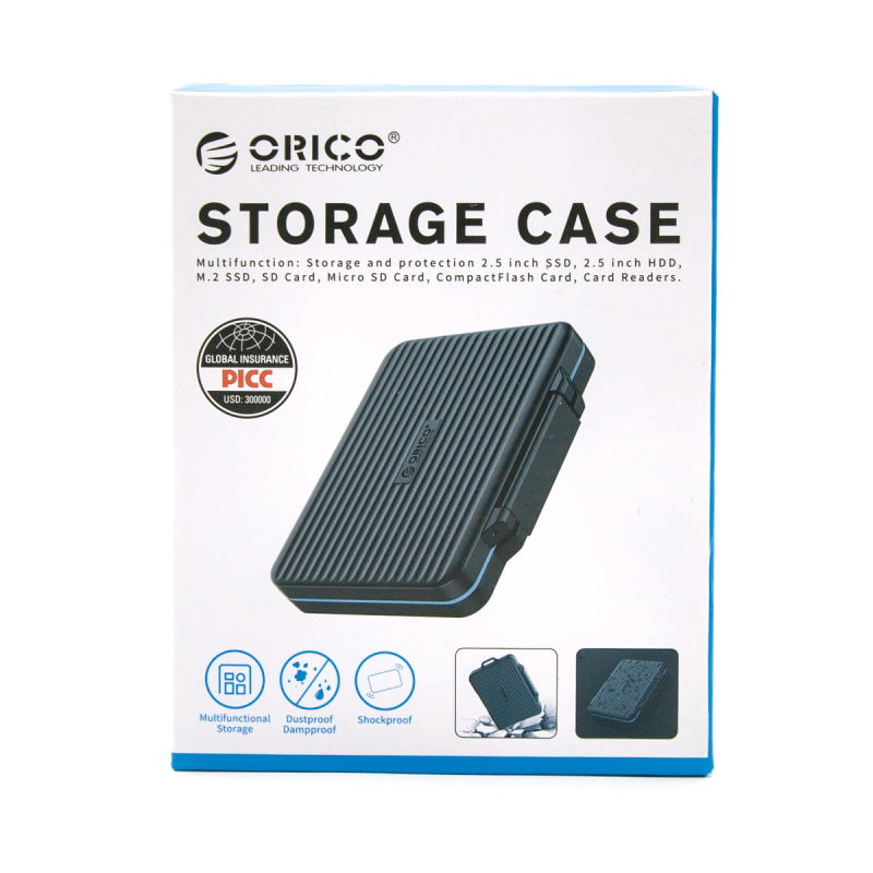 Orico Etui na karty pamięci: 12*SD, 12*microSD