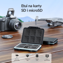 Orico Etui na karty pamięci: 12*SD, 12*microSD