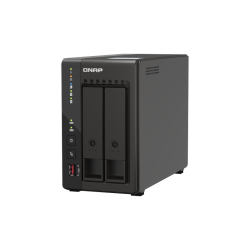 QNAP TS-253E-8G | 2-zatokowy serwer NAS, Intel Celeron, 8GB RAM, 2x 2,5GbE RJ-45, Tower