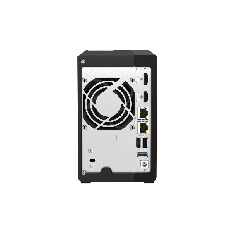 QNAP TS-253E-8G | 2-zatokowy serwer NAS, Intel Celeron, 8GB RAM, 2x 2,5GbE RJ-45, Tower