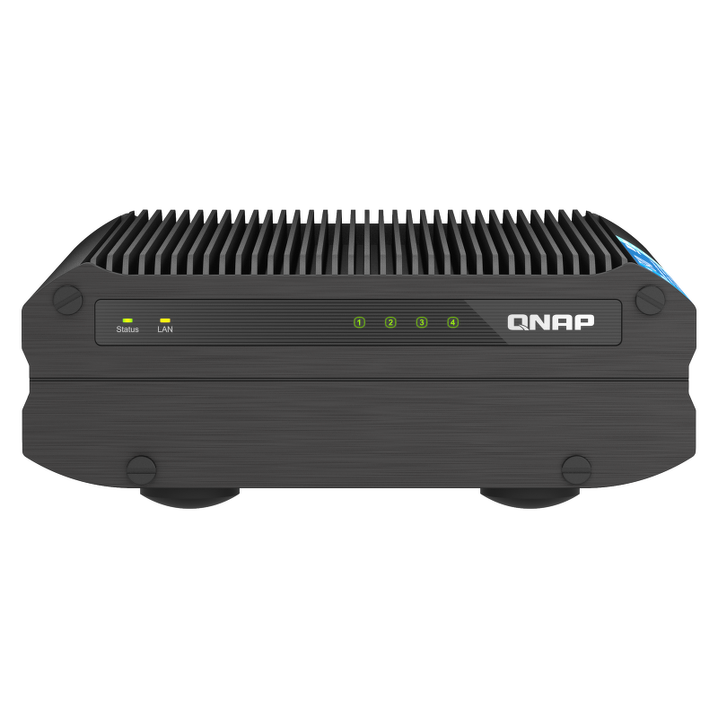 QNAP TS-i410X-8G | 4-zatokowy bezwentylatorowy przemysłowy NAS, Intel, 8GB RAM, 2x 10GBase-T, Tower