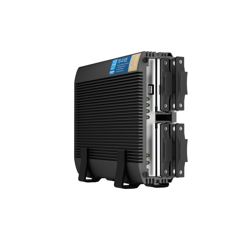 QNAP TS-410E-8G | 4-zatokowy ultracichy serwer NAS, Intel Celeron, 8GB RAM, 2x 2,5GbE RJ-45, Tower