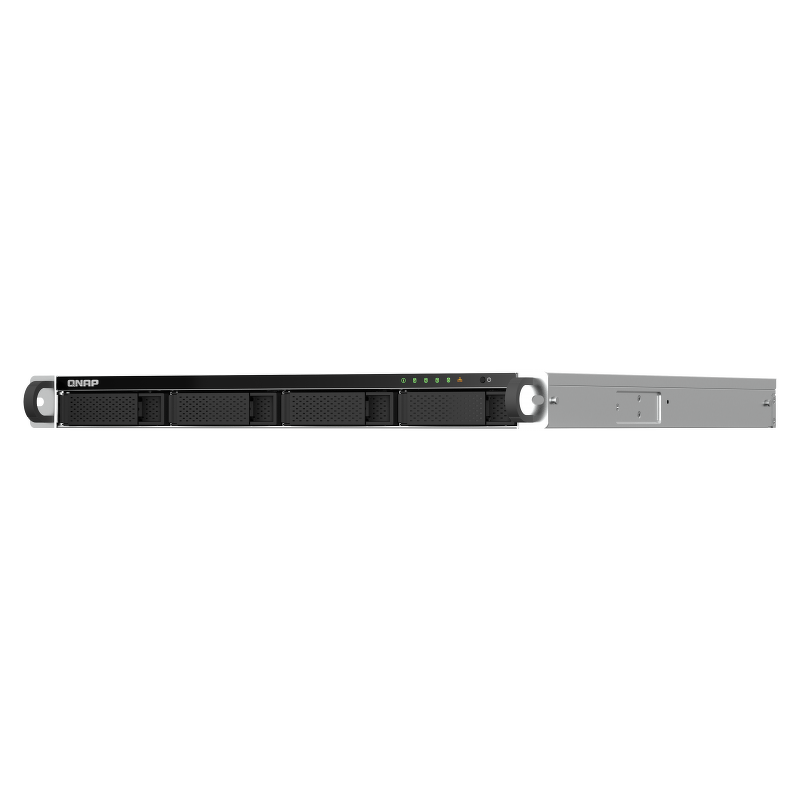QNAP TS-464U-8G | 4-zatokowy serwer NAS, Intel Celeron, 8GB RAM, 2x 2,5GbE RJ-45, RACK