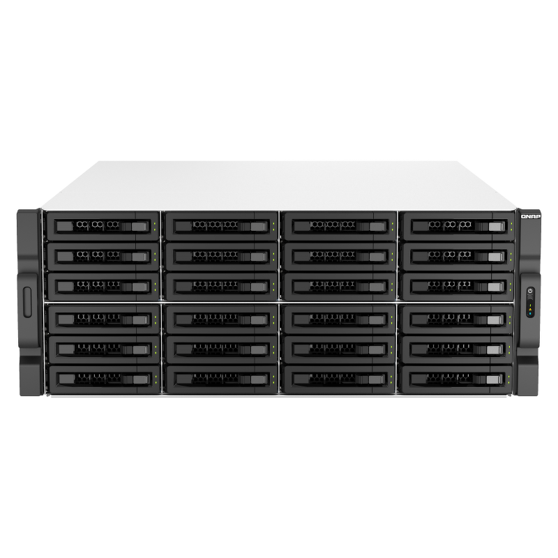 QNAP TS-h3087XU-RP-E2378-64G | 30-zatokowy NAS(24x 3,5" 6x 2,5"), Intel Xeon, 64GB RAM, RP, RACK