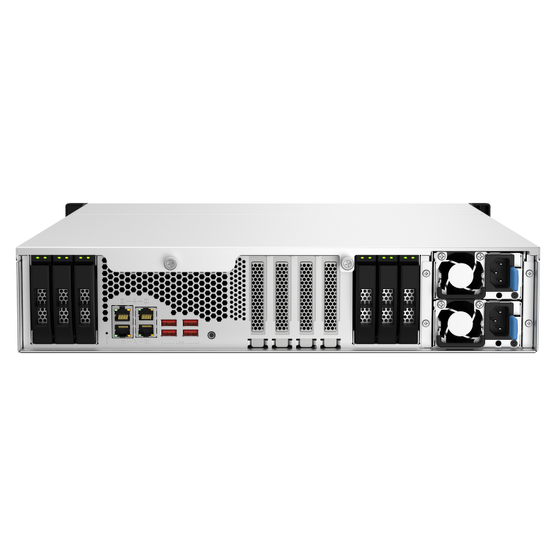 QNAP TS-h1887XU-RP-E2334-16G | 18-zatokowy NAS(12x 3,5" 6x 2,5"), Intel Xeon, 16GB RAM, RP, RACK