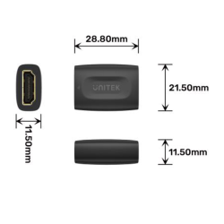 Unitek Łącznik HDMI (F) - HDMI (F) 4K@60Hz do 30 m