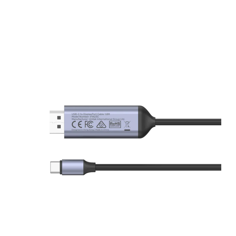 Unitek Adapter USB-C na DP 1.4 8K@60Hz kabel 1,8 m