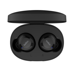 Belkin Słuchawki bezprzewodowe, douszne, SoundForm Bolt 2, IPX5, BT 5.3, czarne