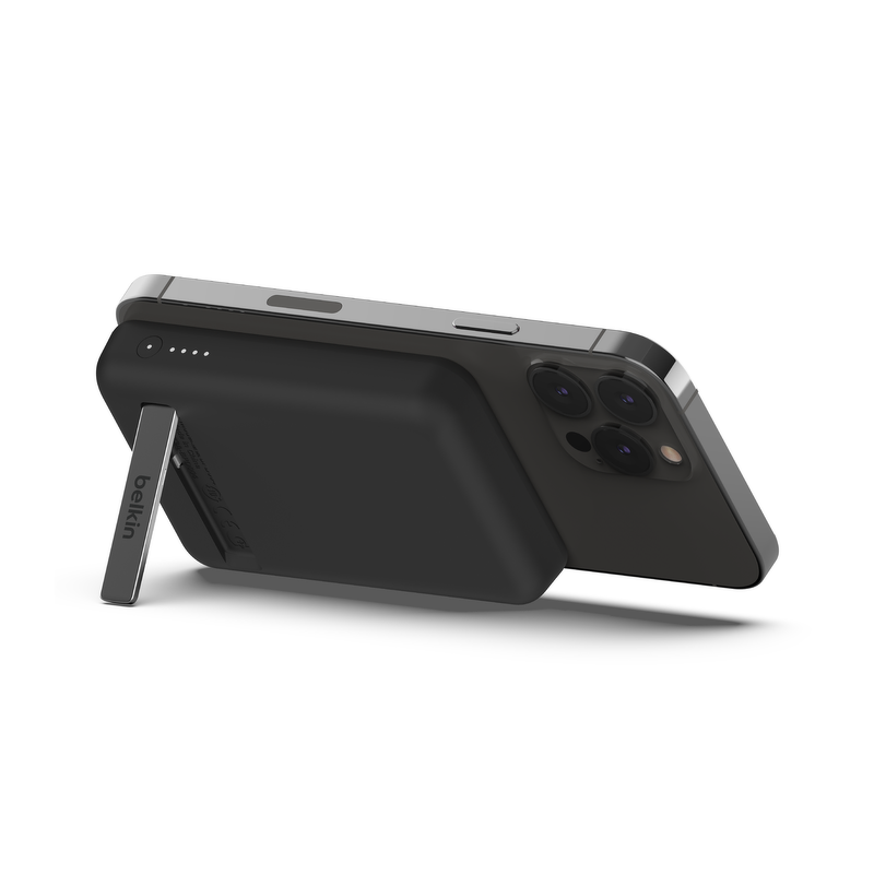 Belkin Powerbank 5000 mAh, 7,5 W, magnetyczny, bezprzewodowy z podstawką, czarny