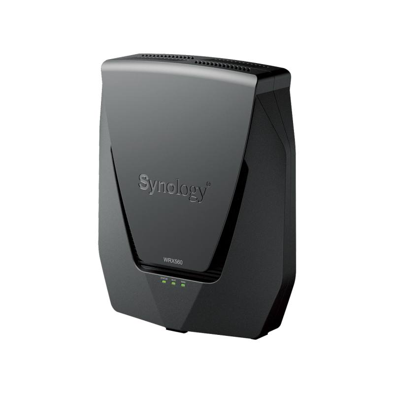 Synology WRX560 | dwuzakresowy router mesh WiFi 6, 2.5 GbE RJ-45 Port, Dual WAN, 4x4 MIMO
