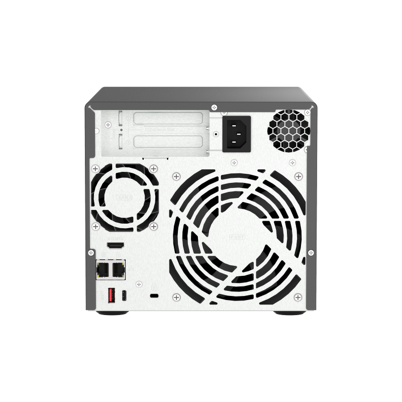 QNAP TVS-h474-PT-8G | 4-zatokowy serwer NAS, Intel Pentium 8GB RAM, 2x 2,5GbE RJ-45, PCIe Gen4 Tower