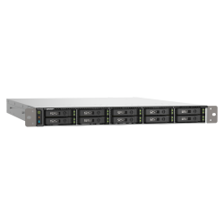 QNAP TS-h1090FU-7232P-64G | 10-zatokowy all flash NAS, AMD Epyc, 64GB RAM, 2x 25GbE SFP28, RP RACK