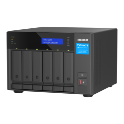 QNAP TVS-h674-i5-32G | 6-zatokowy serwer NAS, Intel Core, 32GB RAM, 2x 2,5GbE RJ-45, PCIe Gen4 Tower