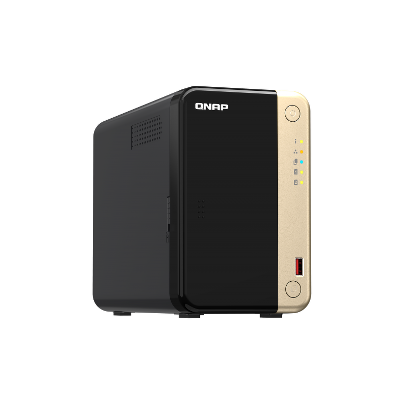 QNAP TS-264-8G | 2-zatokowy serwer NAS, Intel Celeron, 8GB RAM, 2x 2,5GbE RJ-45, Tower