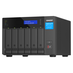 QNAP TVS-h674-i3-16G | 6-zatokowy serwer NAS, Intel Core, 16GB RAM, 2x 2,5GbE RJ-45, PCIe Gen4 Tower