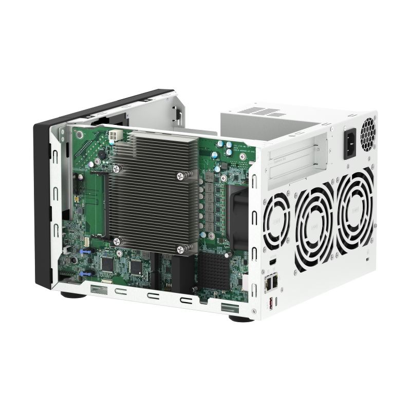 QNAP TVS-h674-i3-16G | 6-zatokowy serwer NAS, Intel Core, 16GB RAM, 2x 2,5GbE RJ-45, PCIe Gen4 Tower