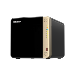 QNAP TS-464-8G PROMOCJA | 4-zatokowy serwer NAS, Intel Celeron, 8GB RAM, 2x 2,5GbE RJ-45, Tower