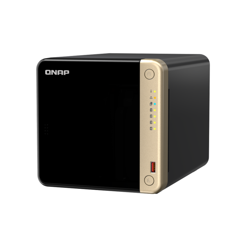 QNAP TS-464-8G | 4-zatokowy serwer NAS, Intel Celeron, 8GB RAM, 2x 2,5GbE RJ-45, Tower