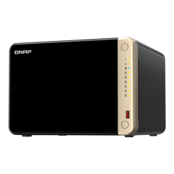 QNAP TS-664-8G | 6-zatokowy serwer NAS, Intel Celeron, 8GB RAM, 2x 2,5GbE RJ-45, Tower
