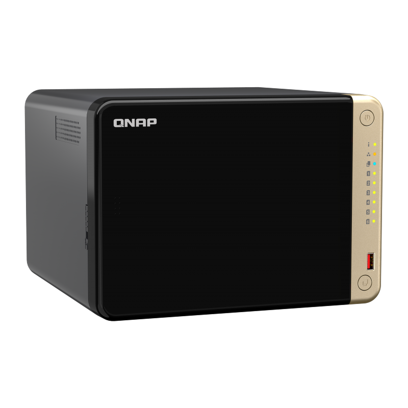 QNAP TS-664-8G | 6-zatokowy serwer NAS, Intel Celeron, 8GB RAM, 2x 2,5GbE RJ-45, Tower