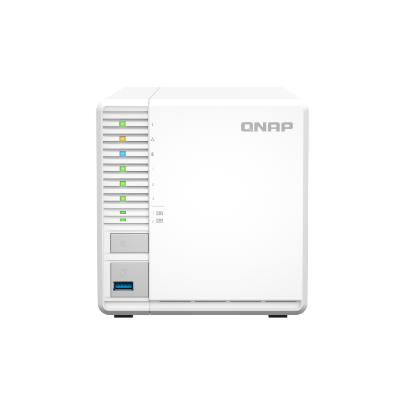 QNAP TS-364-8G | 3-zatokowy serwer NAS, Intel Celeron, 8GB RAM, 1x 2,5GbE RJ-45, Tower