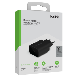 Belkin Ładowarka USB-C 25W PD PPS, sieciowa, czarna