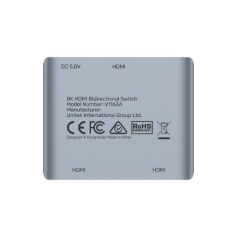 Unitek Dwukierunkowy przełącznik HDMI 2.1 8K 2na1