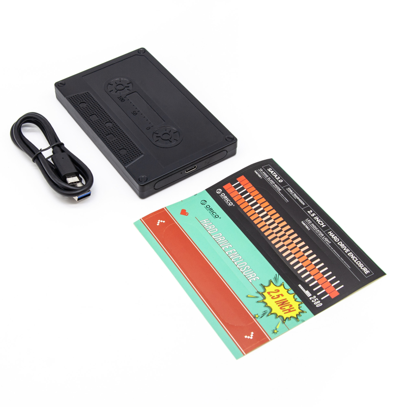 Orico Obudowa dysku SATA 2,5'' USB-C 6Gbps kaseta