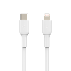Belkin BoostCharge Kabel USB-C na Lightning, MFi, 2m, biały