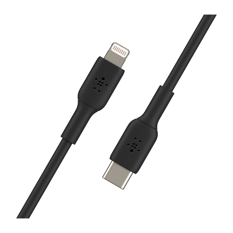 Belkin BoostCharge Kabel USB-C na Lightning, MFi, 2m, czarny