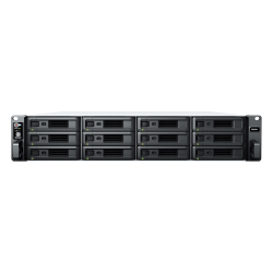 Synology RS2423+ | 12-zatokowy serwer NAS, AMD Ryzen, 8GB RAM, 2x 1GbE, 1x 10GbE RJ-45, RACK 2U