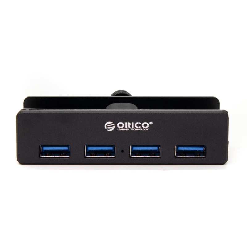 Orico Hub aktywny biurkowy 4*USB-A 5Gbps czarny