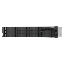 QNAP TS-855eU-RP-8G | 8-zatokowy płytki serwer NAS, Intel Atom, 8GB RAM, 2x 2,5GbE RJ-45, RP, RACK
