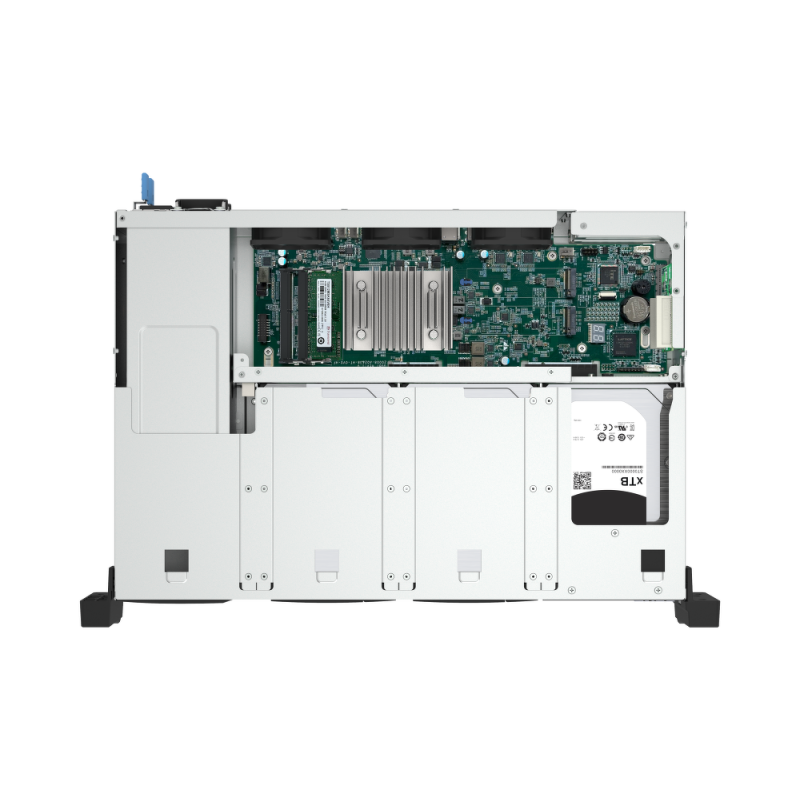 QNAP TS-855eU-RP-8G | 8-zatokowy płytki serwer NAS, Intel Atom, 8GB RAM, 2x 2,5GbE RJ-45, RP, RACK