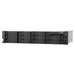 QNAP TS-855eU-RP-8G | 8-zatokowy płytki serwer NAS, Intel Atom, 8GB RAM, 2x 2,5GbE RJ-45, RP, RACK